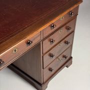Mahogany partner desk English 19th century