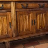 Enfilade en orme massif vintage 1950