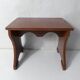 Small wooden step bench