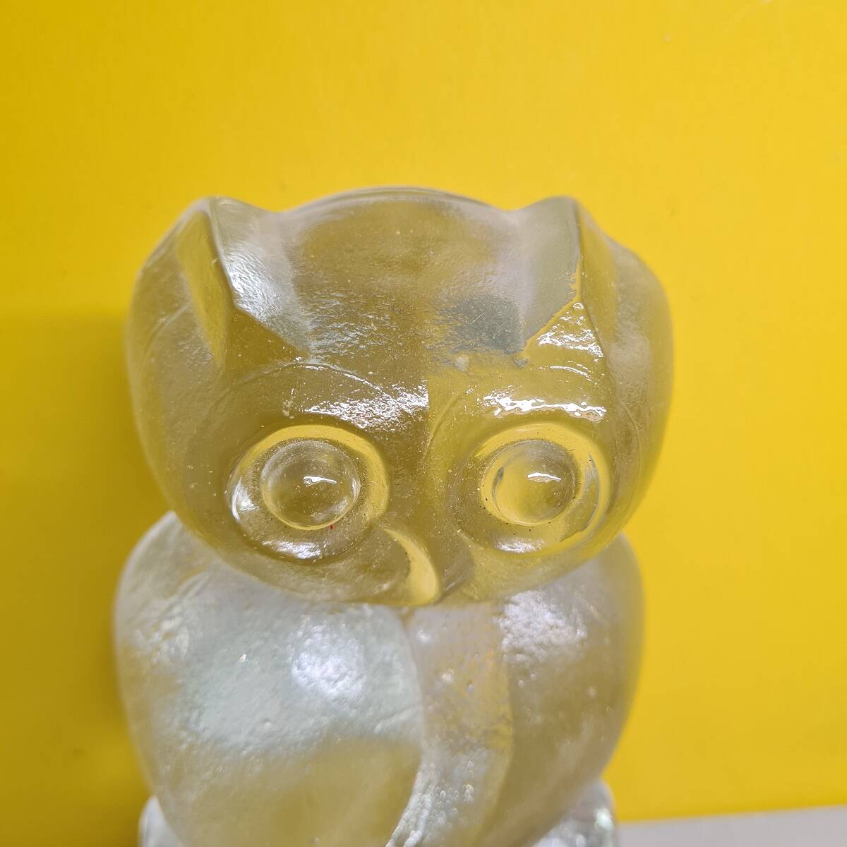 Klaus Breit Wiesenthalhütte Glass Owl, 1970s