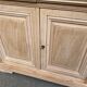 Louis Philippe buffet with 2 drawers and 2 doors, stripped wood from the 2000s.