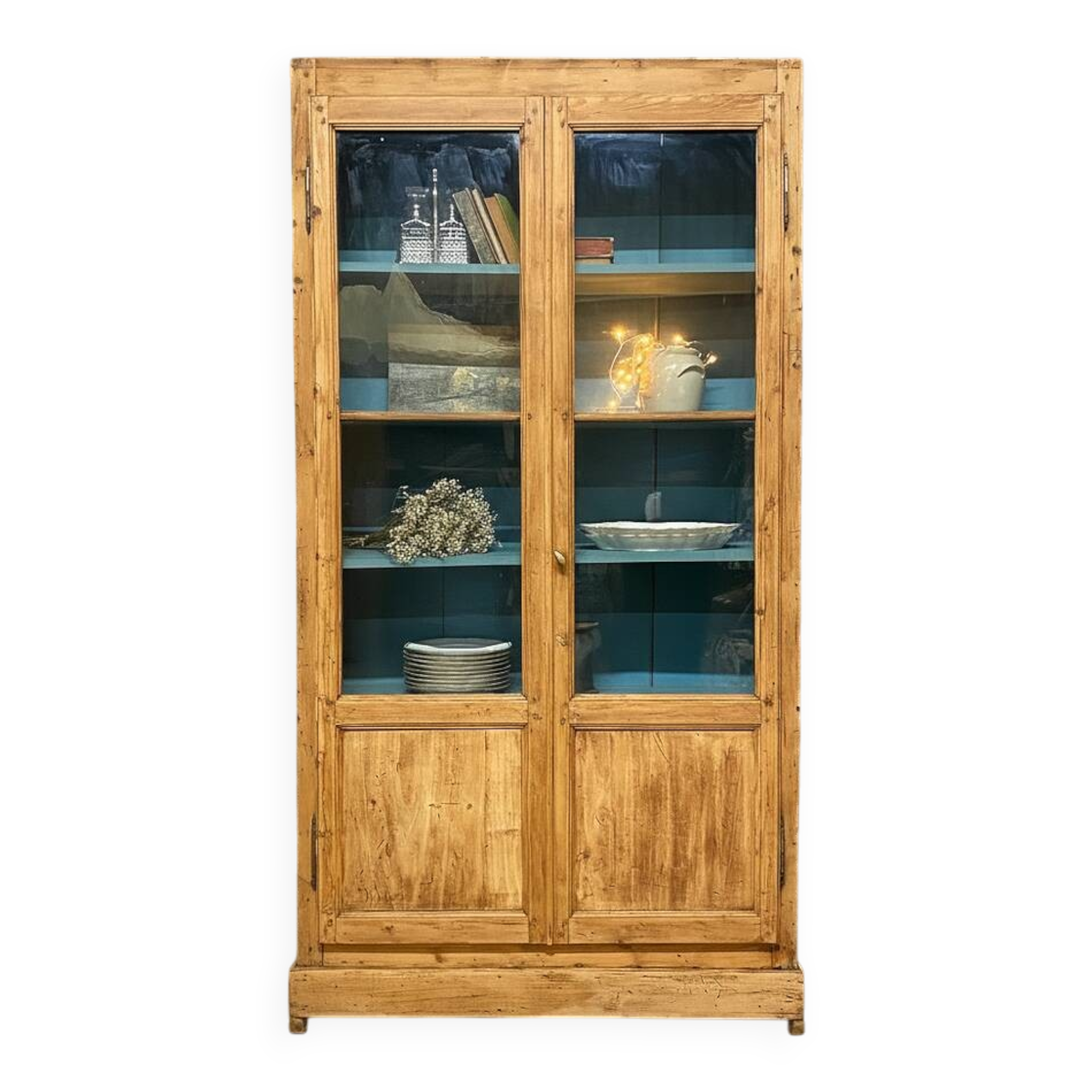 Old glass cabinet