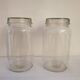 2 glass jars with lid