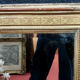 Miroir époque empire en bois doré 71x90cm