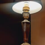 Art Deco lamp 1930 in tinned regula