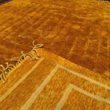 Traditional handmade pure wool Berber rug size 1.4/2.6 m