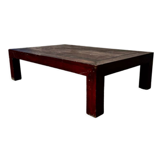 Solid teak coffee table