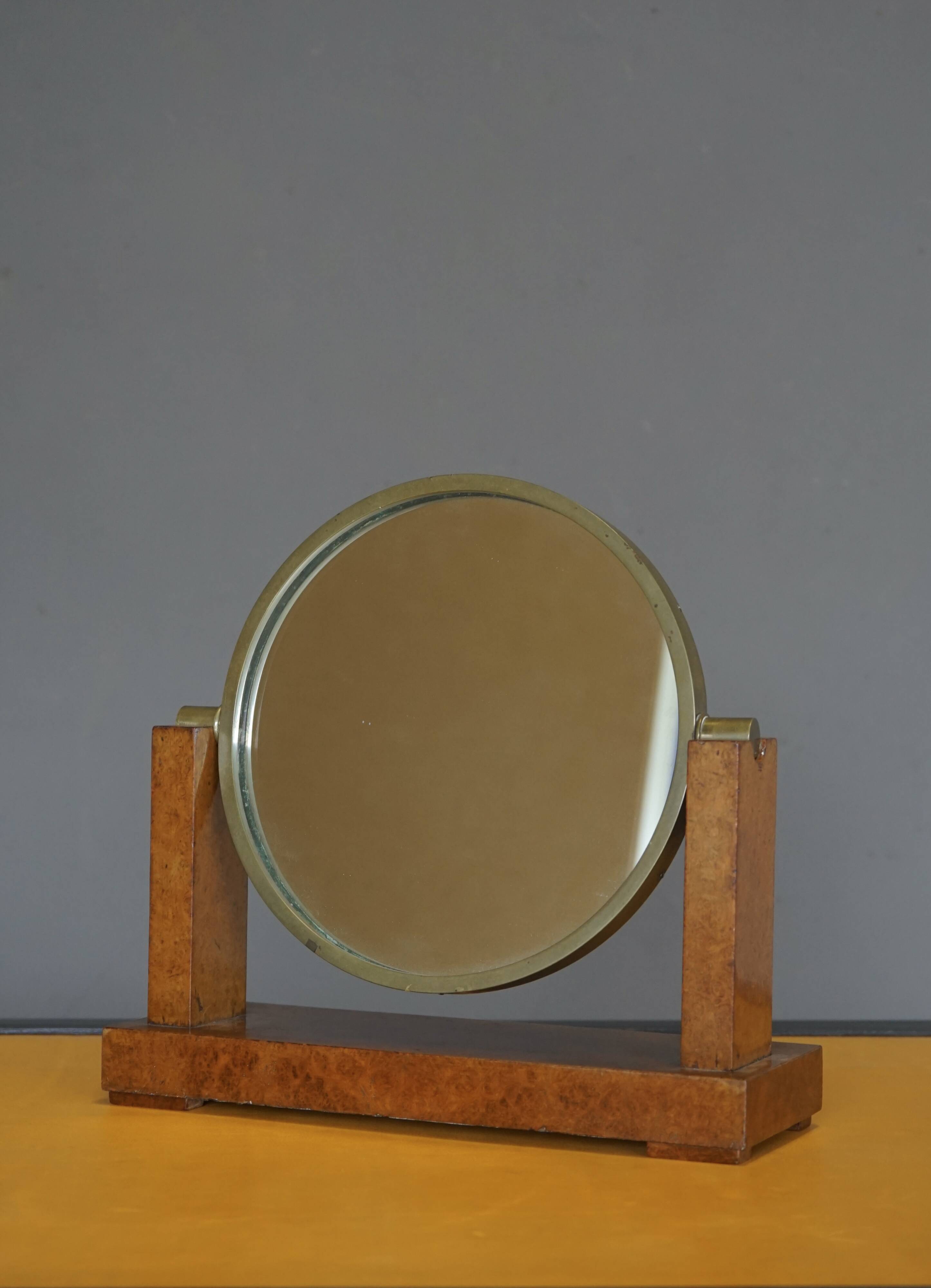 Art Deco Vanity Mirror by Émile-Jacques Ruhlmann, France, 1920s
