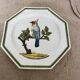 Octagonal Italian plate Bassano