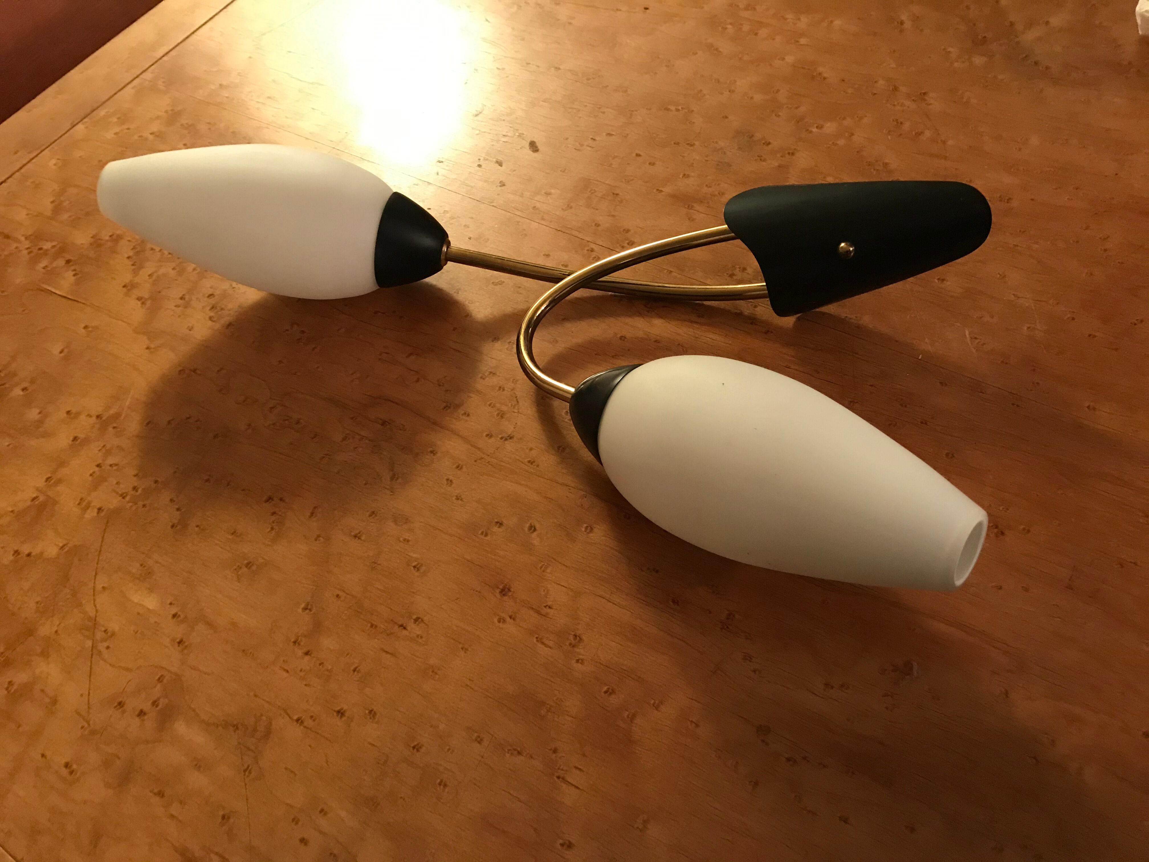 Vintage 1960 wall sconce