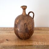 Vintage Gerhard Liebenthron Pitcher Vase, West German Studio Pottery, 1970s