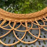 Rattan sun mirror diameter 44 cm