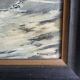 Oil on Panel P. Scherer Moonlit Seascape