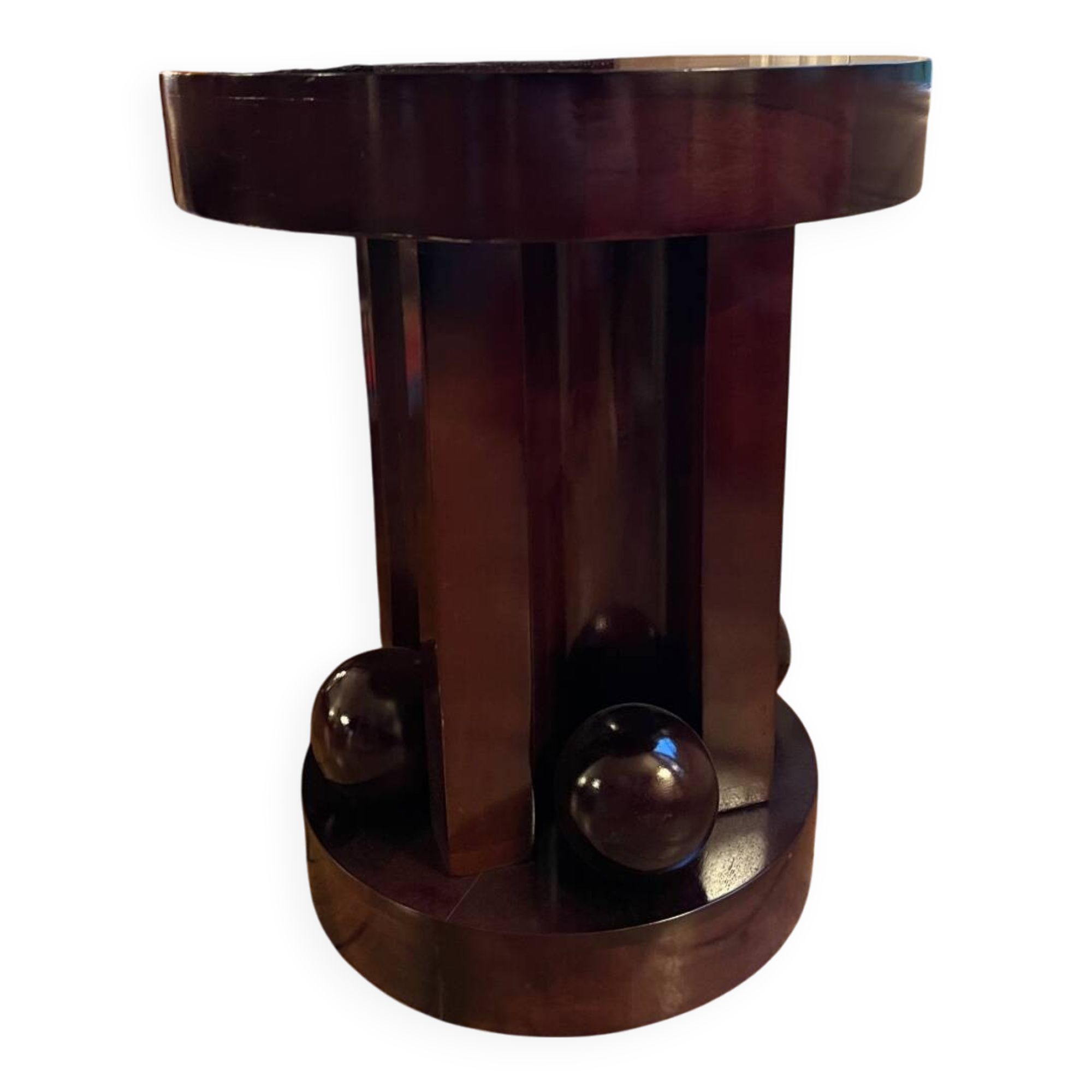 Nemesis Fleur Delesalle Monoprix brown stool