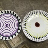 Assiettes plates en faïence paola navone