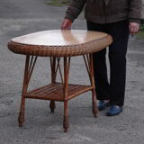 Rattan table