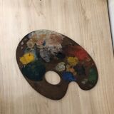 Wooden painter's palette