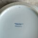 Round salad bowl in Limoges porcelain Bernardaud model Pondicherry