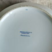 Saladier rond en porcelaine de Limoges Bernardaud modèle Pondichéry