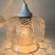 Vintage glass pendant lamp