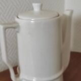 Small coffee maker with floral decoration