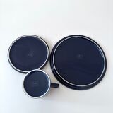 Melitta Stockholm for 6 persons, coffee set blue, 60's