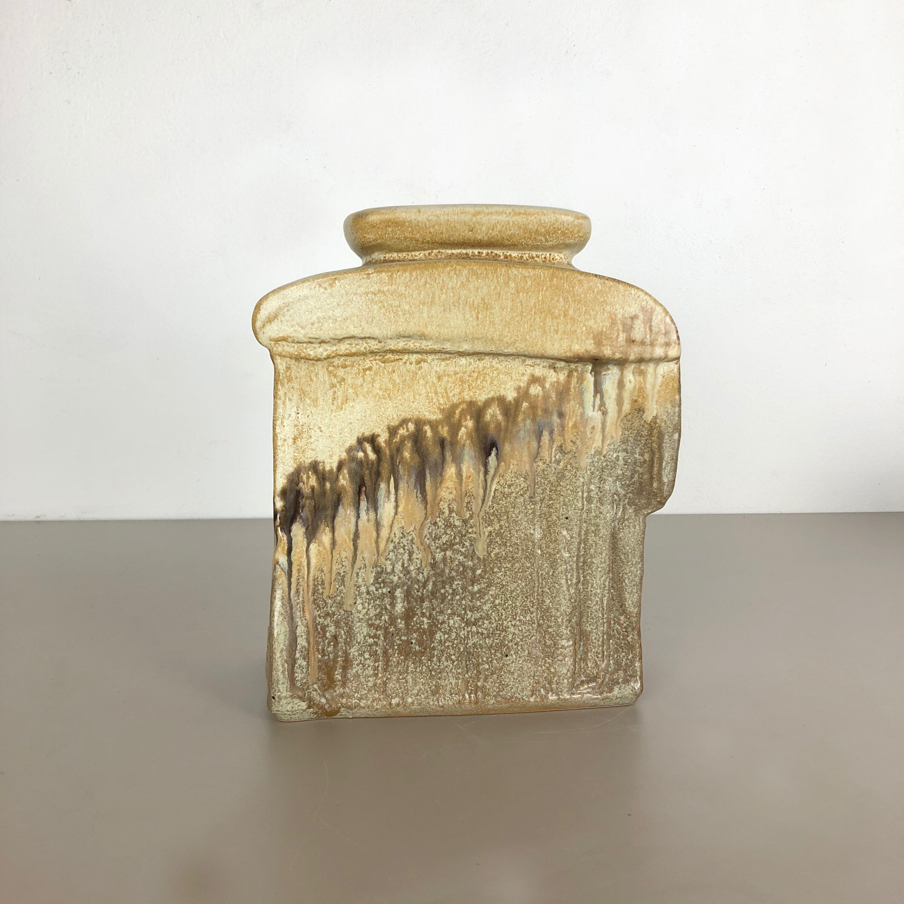 Huge Studio Pottery Vase Object by Heiner Balzar for Steuler, Germany, 1970s