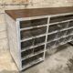 Aluminium furniture and wood on custom wheels