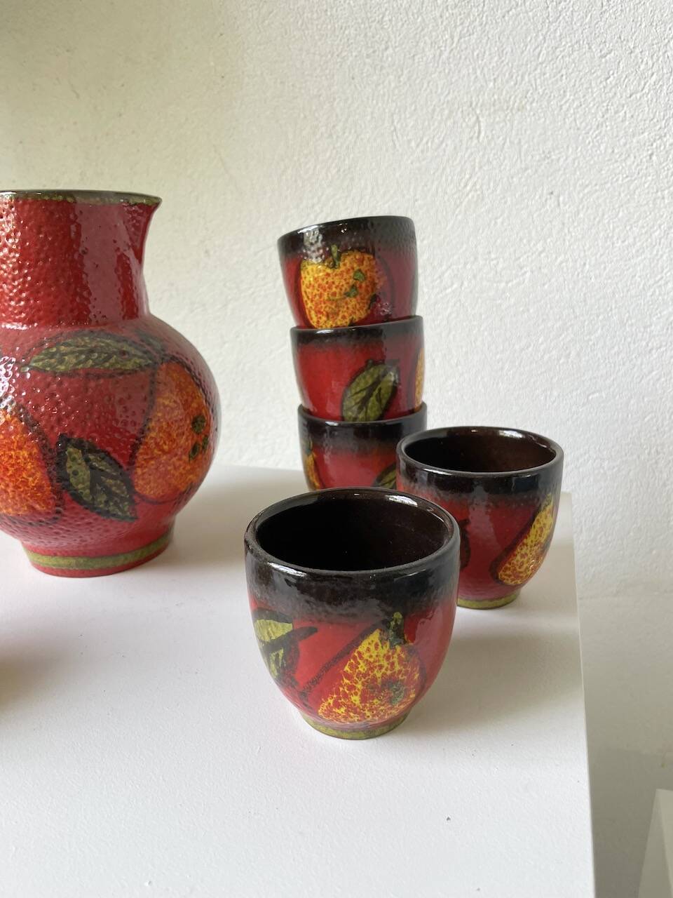 Scheurich German ceramic lemonade set