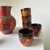 Scheurich German ceramic lemonade set
