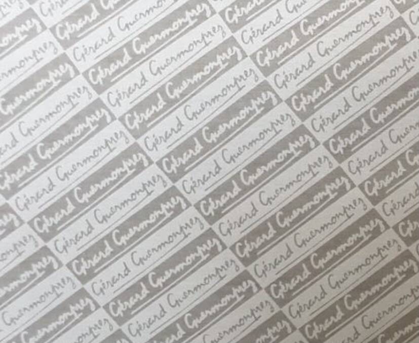 Gerard Guermonprez black leather sofa, cocooning sofa