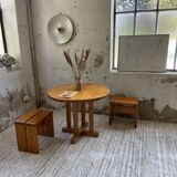 Les Arcs stools and table  1960