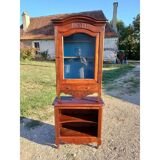 19th century mahogany display cabinet