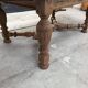 Italian table in raw oak from the 19th century.
