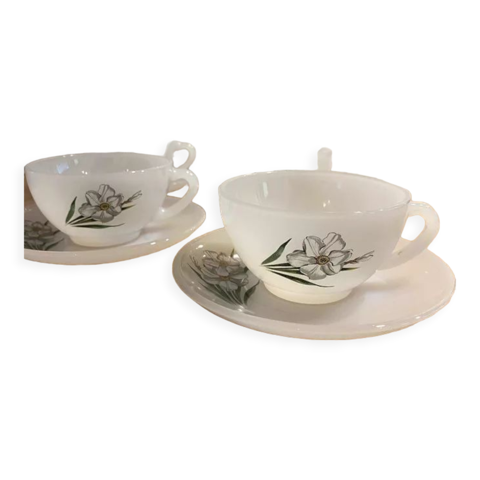 6 tasses et sous tasses Arcopal