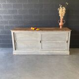 Old trade furniture with sliding door