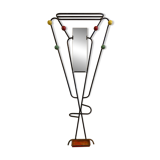 Vintage wall coat rack