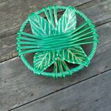 vintage fruit cup in braided ceramic