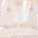 6 verres à muscat en cristal