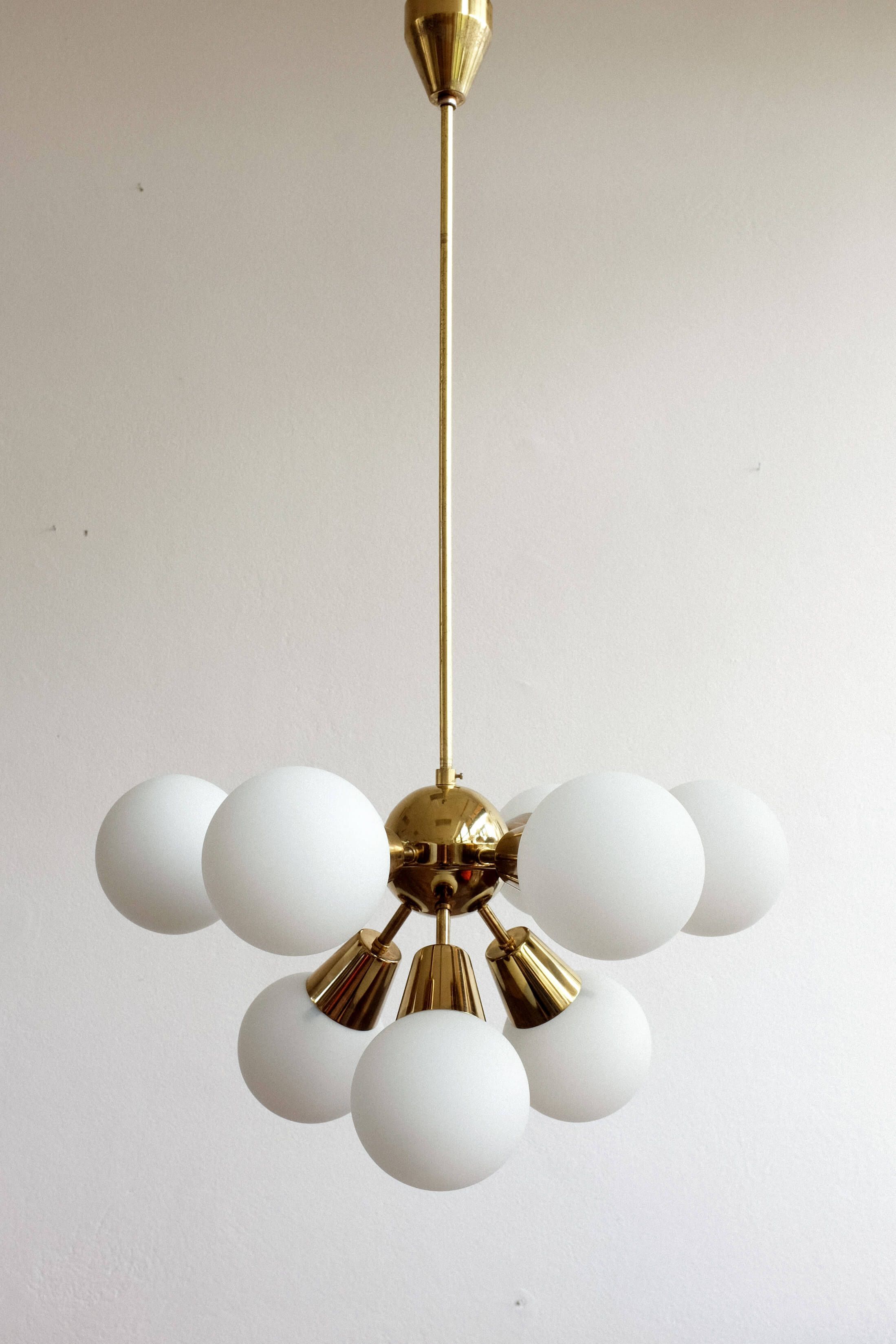 Vintage Czechoslovak Chandelier Sputnik by Kamenicky Senov, 1960s