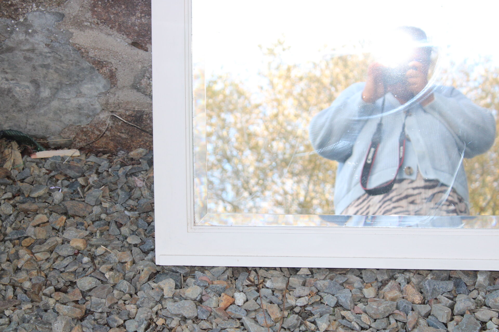 Art Deco beveled mirror