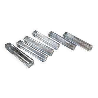 Crystal knife holder set