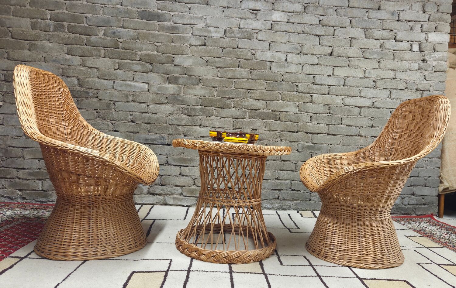 Rattan, wicker lounge set