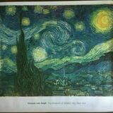 Original poster "Vincent Van Gogh" Museum of Modern Art New York 122x134cm 1996