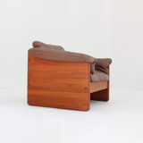 Vintage Danish mid-century armchair in solid teak by Mikael Laursen 1960s