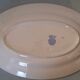 Red roses demi-porcelaine Badonviller plate