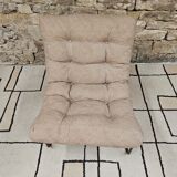 Vintage tubular armchair 1970s