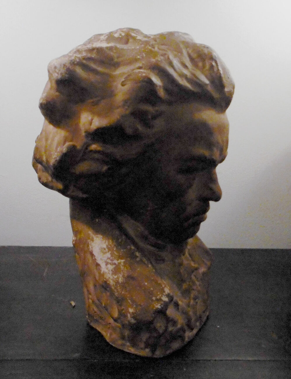 Bust ludwig beethoven- terracotta sculpture by guero