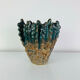 Vintage ceramic coral vase