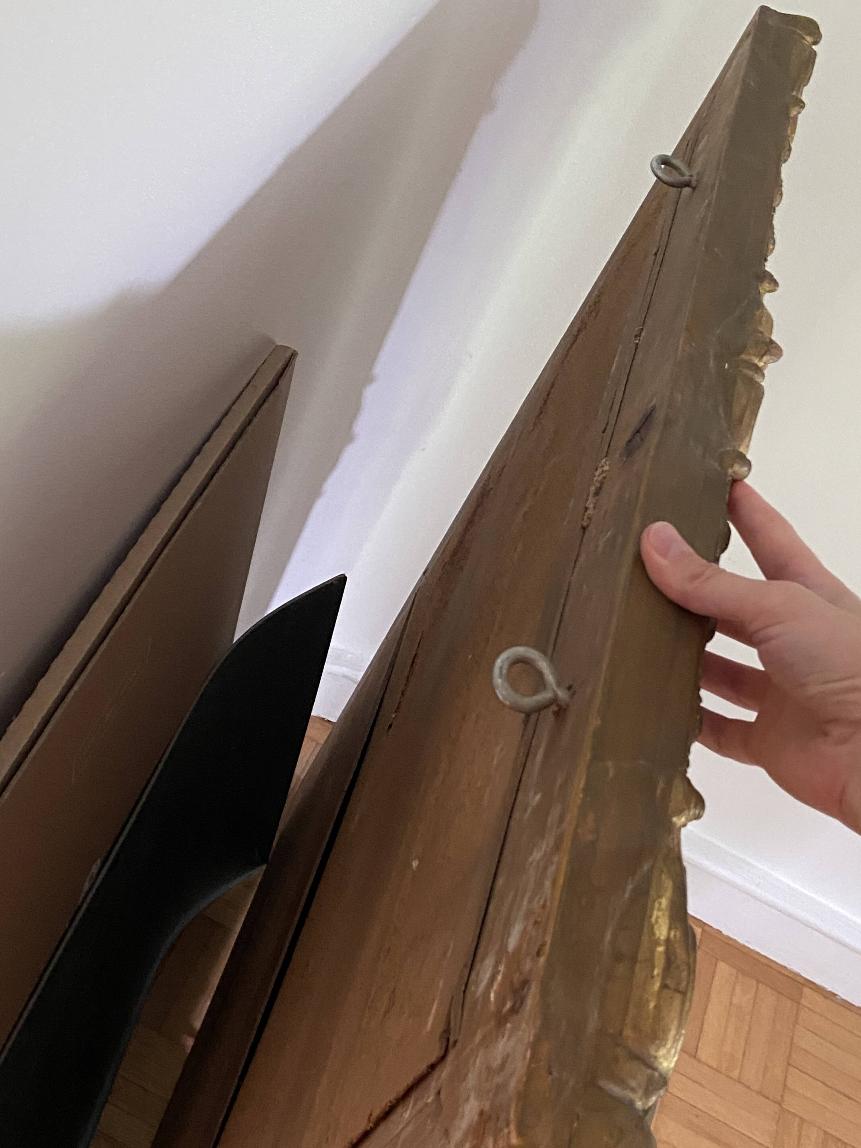 Antique gilded mirror